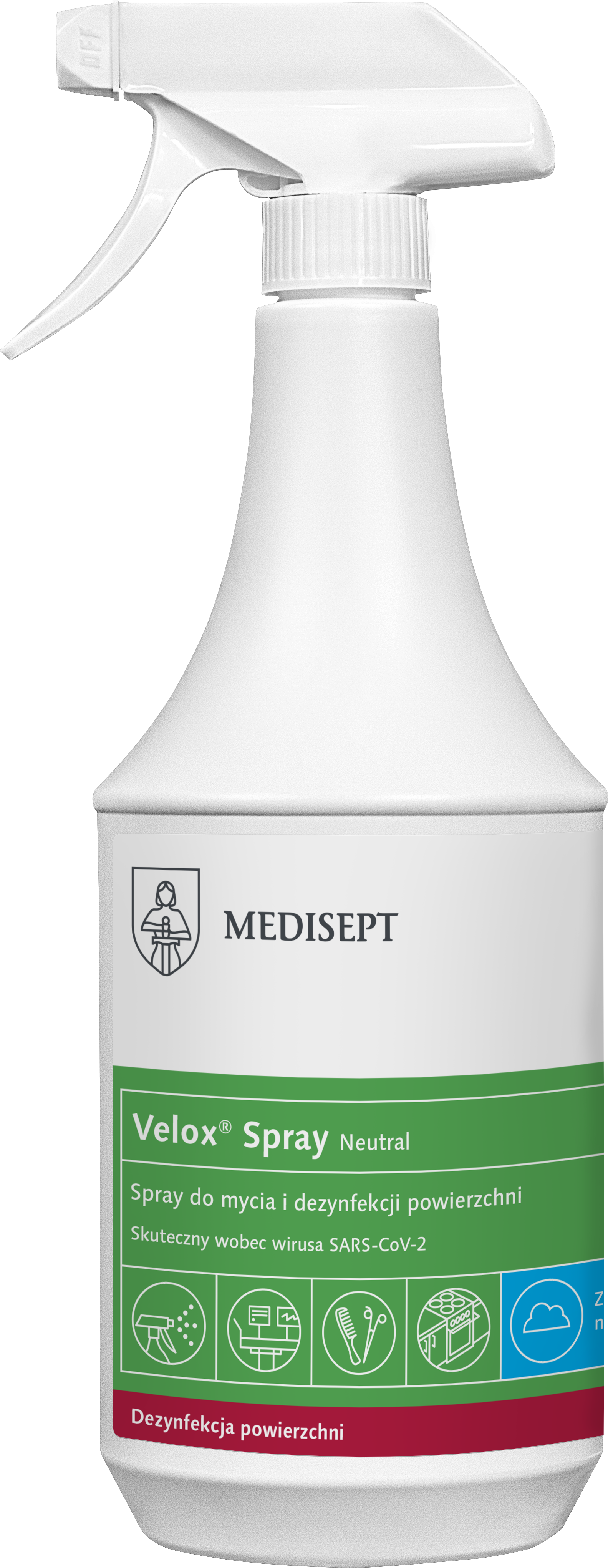 velox_spray_neutral_1L Velox Spray Neutral 1 l – płyn do mycia i dezynfekcji powierzchni